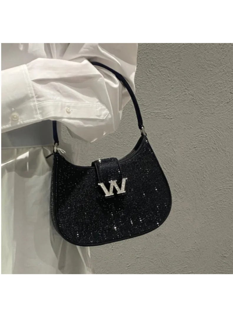 ALEXANDER WANG full rhinestone bag, all-rhinestone underarm bag - Image 3