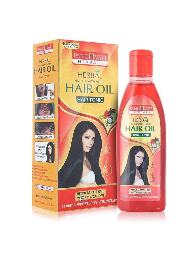 Panchvati Herbals Hair Oil Promotes Thick Healthy And Shining Hair. Controls Thinning Of Hair Supports Hair Growth Pack Of 3 300 Ml - Image 4