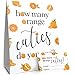 DISTINCTIVS Orange Little Cutie Baby Shower Game How Many Cuties in The Jar 1 Sign 30 Guessing Cards - Image 3