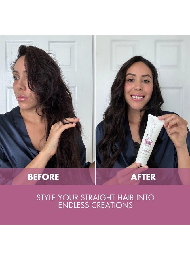 سمارت سولوشنز مصل Smartsolutions Straight N' Curl، 4 أونصة | ينعم ويفرد الشعر | ينحني ويتجعد | خالٍ من البارابين | نباتي  - Image 5