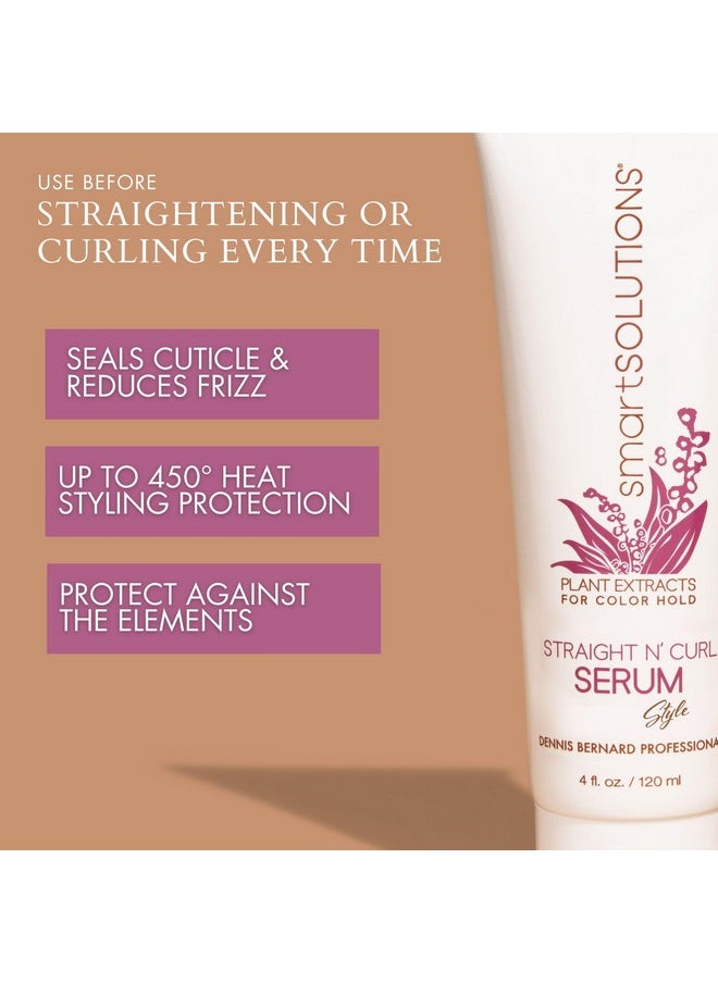 سمارت سولوشنز مصل Smartsolutions Straight N' Curl، 4 أونصة | ينعم ويفرد الشعر | ينحني ويتجعد | خالٍ من البارابين | نباتي  - Image 3