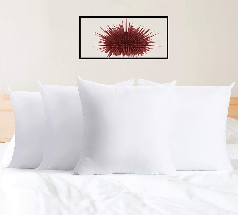 Guffaw Polyester Microfiber Hotel Quality Luxurious Cushion fillers for Sofa and Bed (24, 4) - Image 2