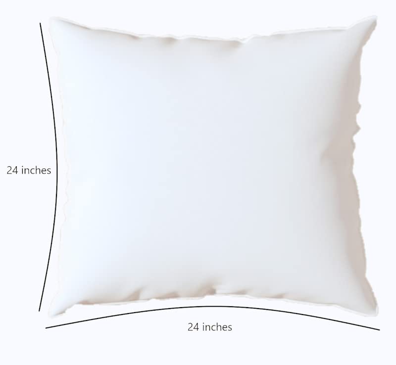 Guffaw Polyester Microfiber Hotel Quality Luxurious Cushion fillers for Sofa and Bed (24, 4) - Image 3