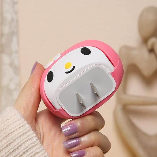 VNJ ACCESSORIES Protective Charger Case for iPhone 18W 20W iPhone 16 15 14 13 12 11 Pro Max Charging Cable Charger Protective Cover Data Cable Protective Sleeve-Sanrio Kitty Multicolor - Image 2