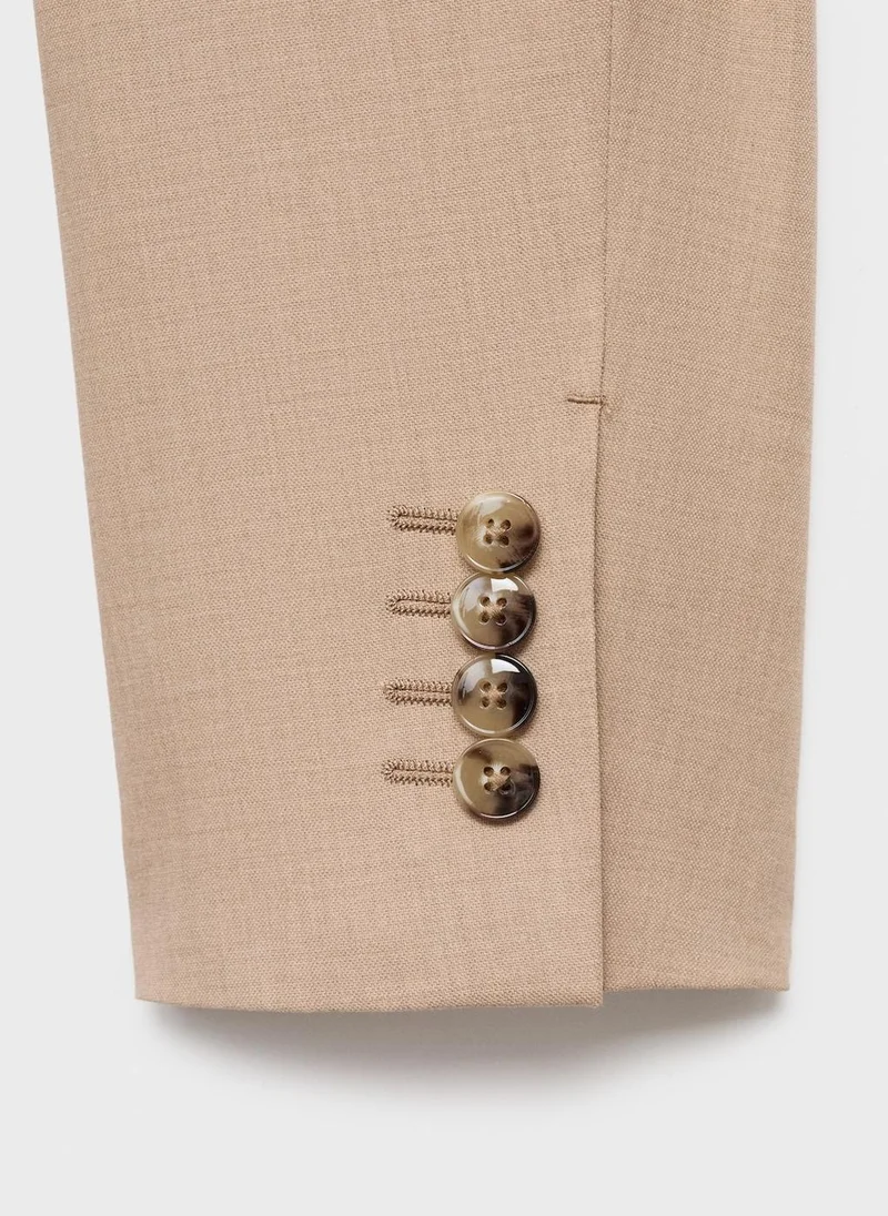Mango Man Super slim-fit suit jacket in stretch fabric