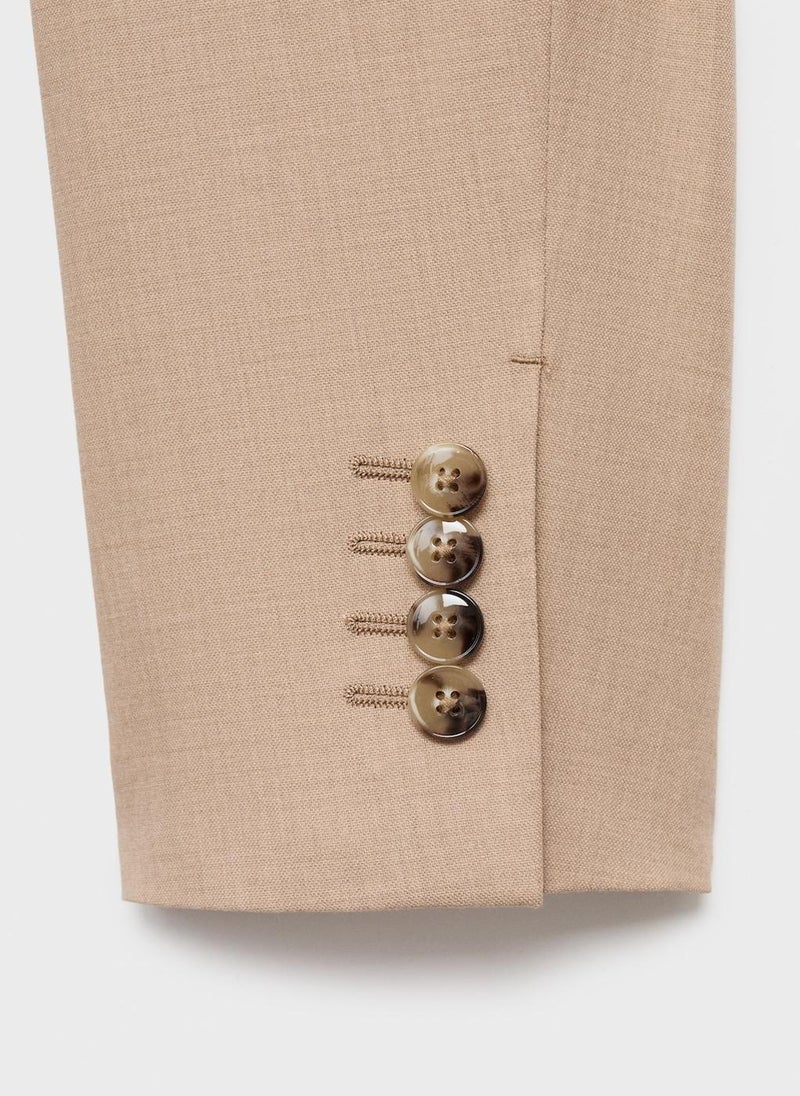 مانجو مان جاكيت بدلة نحيف للغاية بقماش مطاطي - Image 3