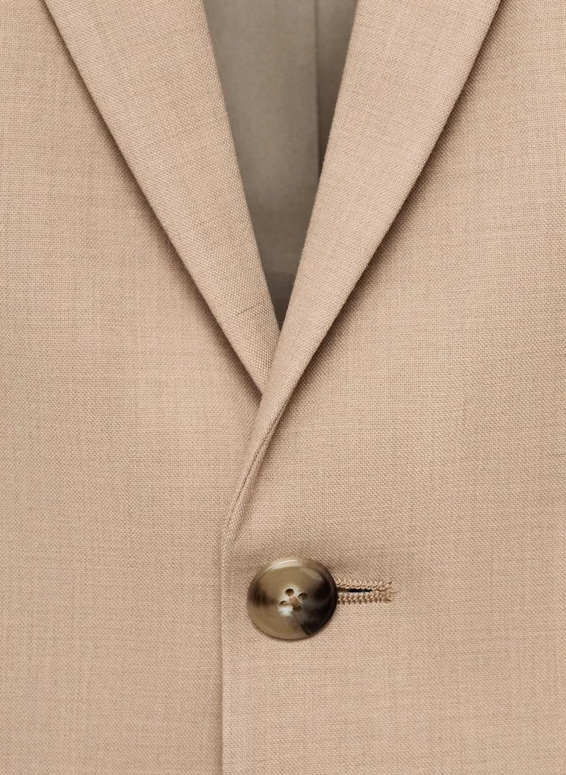 مانجو مان Super slim-fit suit jacket in stretch fabric