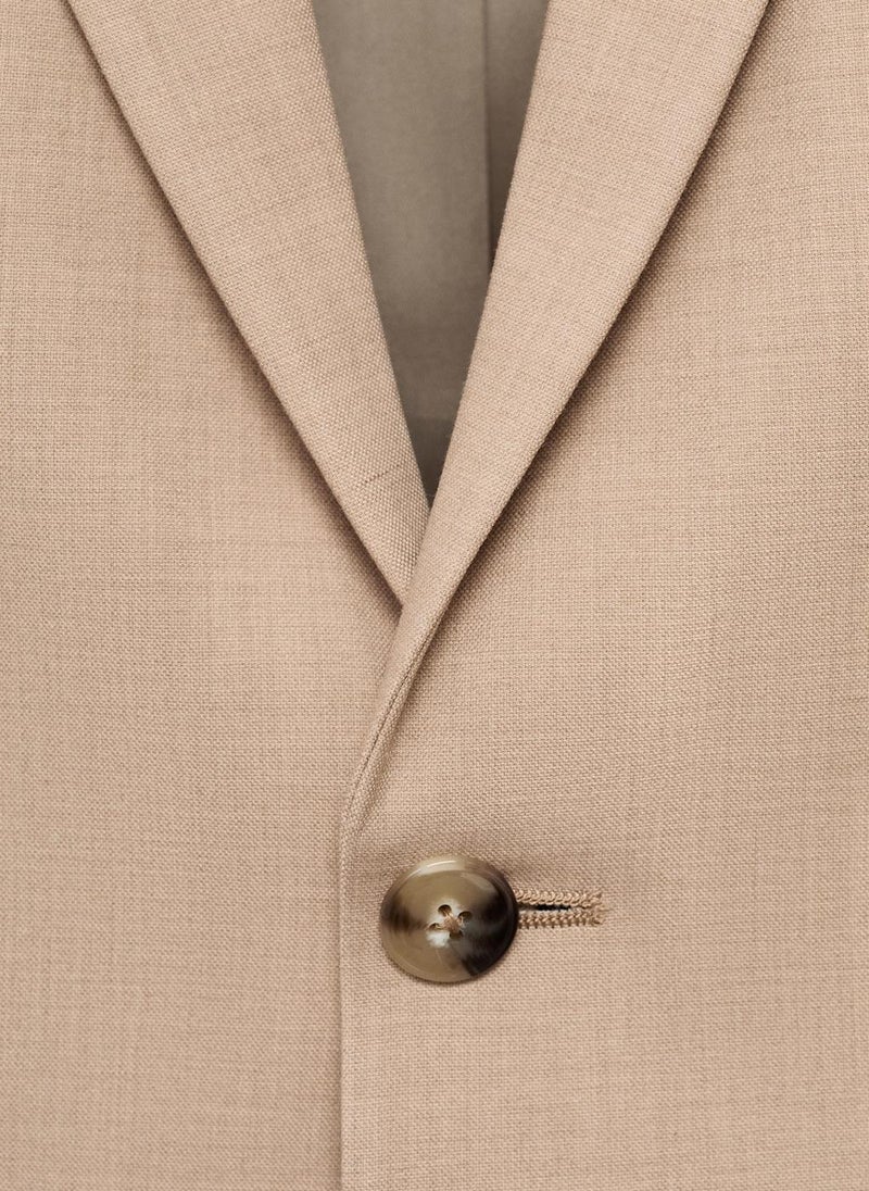 مانجو مان جاكيت بدلة نحيف للغاية بقماش مطاطي - Image 2