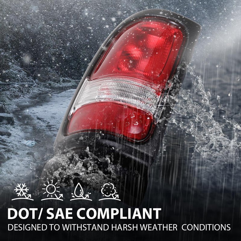 GPLUS G-PLUS Tail Lights Compatible with Dodge Ram 1500/2500/3500 (1994-2002) - Driver & Passenger Side - Image 3