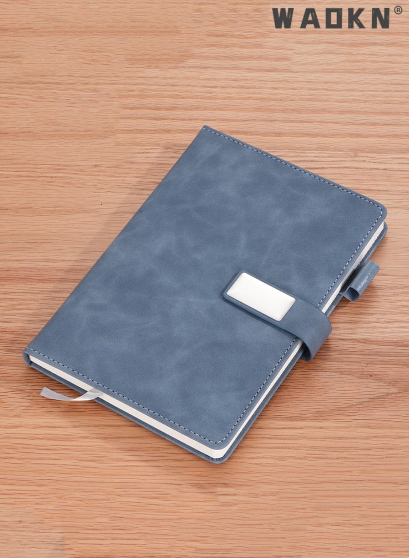 WAOKN Notebook,A5 Lined Leather Journal Notebook,Personalized Hardcover Journal Set with Pen &Gift Box,240 Pages 100gsm Thick Ruled Paper Daily Diary for Men Women School,Travel,Business,Work,Home Writing  - Image 2