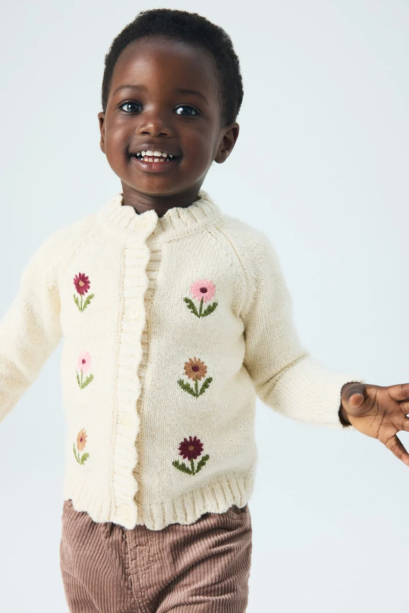 H&M Embroidery-detail cardigan