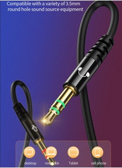 Generic In-Ear Gaming Headset with Dual Plugs - 2.5m Cable, Sound Card Compatible, Perfect for Desktops and Laptops  - Image 5