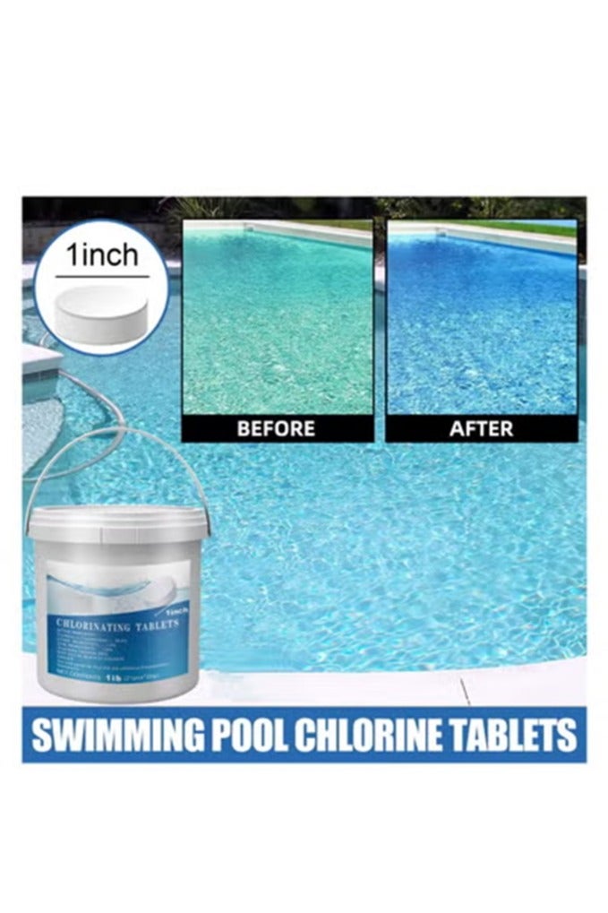 Captaintech 21Pcs Pool Cleaning Effervescent Tablets Water Quality Cleaning Tablets Pool Multi functional Cleaning Tablets Bottled Effervescent Tablets - Image 4