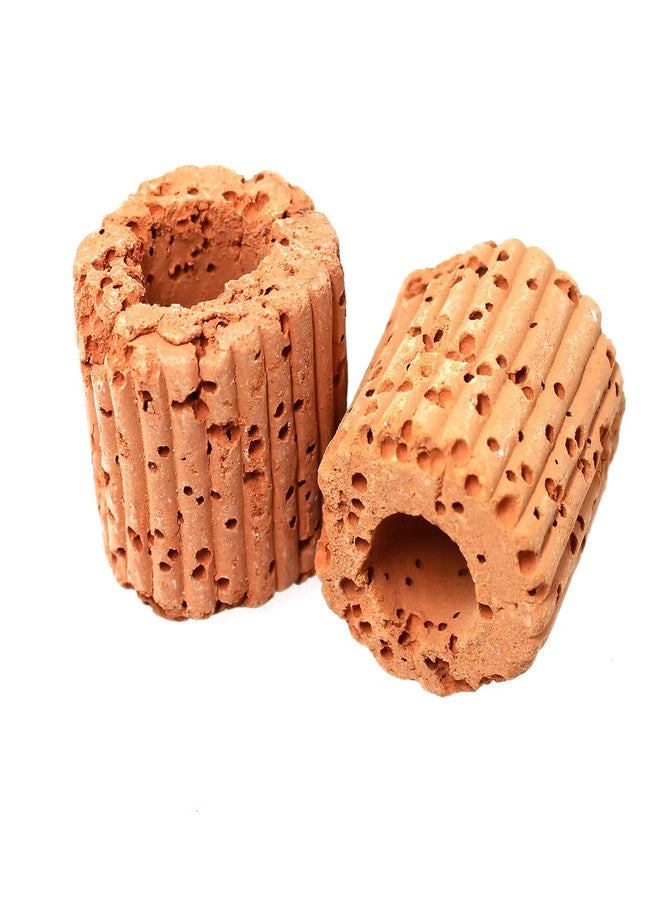 ماكسمورال مجموعة ماكسمورال من 10 قطع، حلقات تثبيت سيراميكية بنية اللون، مقاس 25 مم، لنباتات مائية، قاعدة لحوض السمك/حوض السمك، أداة تزيين مناسبة لتنسيق أحواض السمك أو سدادات الأصص. - Image 2