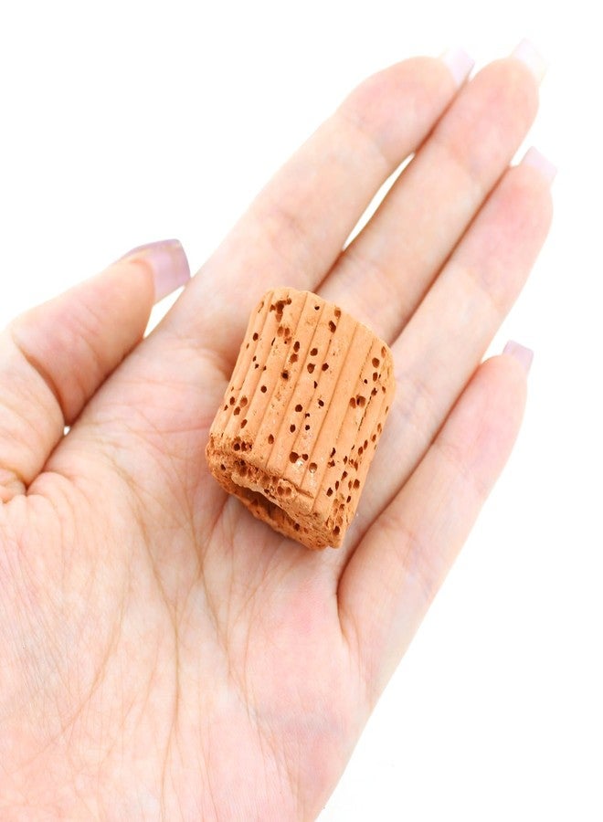 ماكسمورال مجموعة ماكسمورال من 10 قطع، حلقات تثبيت سيراميكية بنية اللون، مقاس 25 مم، لنباتات مائية، قاعدة لحوض السمك/حوض السمك، أداة تزيين مناسبة لتنسيق أحواض السمك أو سدادات الأصص. - Image 5