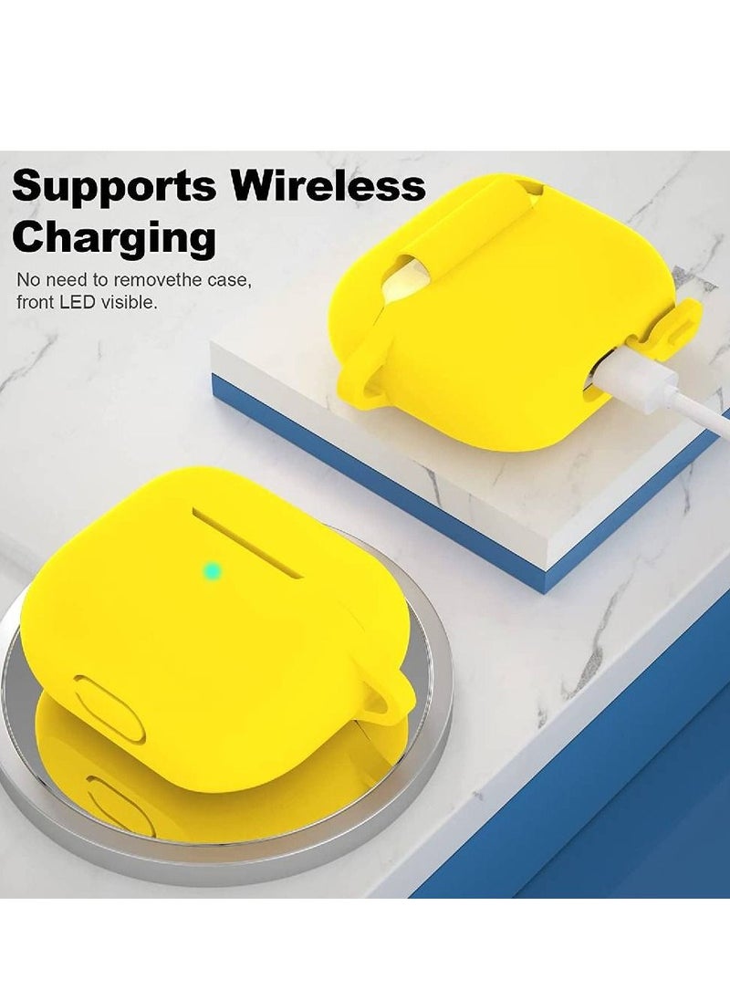 Generic - Silicone Protective Case Cover For Apple Airpods 3 3rd Generation Yellow - Image 1