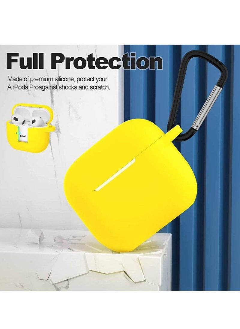 Generic - Silicone Protective Case Cover For Apple Airpods 3 3rd Generation Yellow - Image 1
