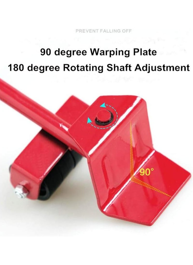 Festive Gallery Moving Furniture Tool Transport Shifter With 5 Pack Wheel Slider Remover Roller Furniture Moving System - Lifting Tool Heavy Duty Moving Rollers Furniture Appliance  - Image 4