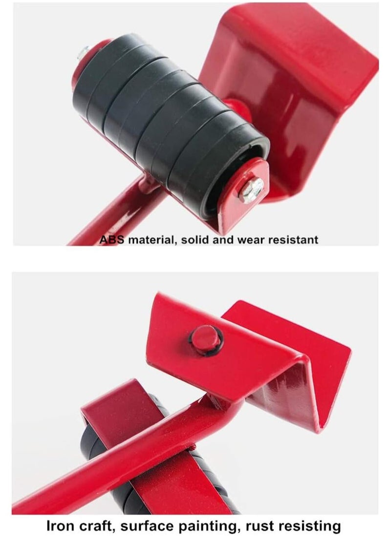 Festive Gallery Moving Furniture Tool Transport Shifter With 5 Pack Wheel Slider Remover Roller Furniture Moving System - Lifting Tool Heavy Duty Moving Rollers Furniture Appliance  - Image 5