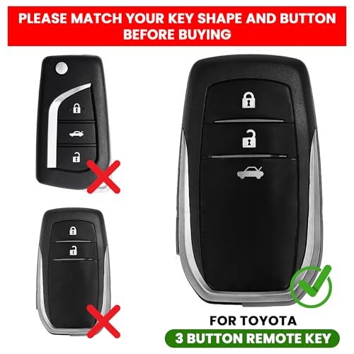 Coll of Fest Wooden PU Leather Key Cover Compatible with Toyota Fortuner | Fortuner Legender, Innova Hycross | Invicto 3 Button Smart Key Stylish wooden Texture & Durable Premium PU Leather Protection - Image 2