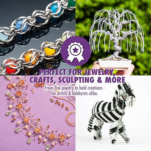 Artistic Wire, 18 Gauge / 1.0 mm Stainless Steel Craft Wire, Round Twist, 5 yd / 4.57 m - Image 4