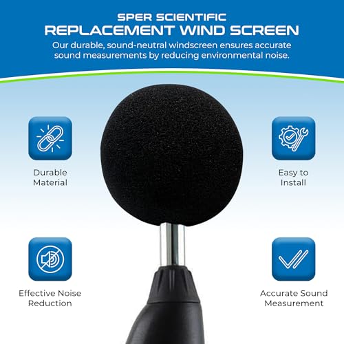 Sper Scientific 840091 Replacement Wind Screen for Sound Meter - Image 2