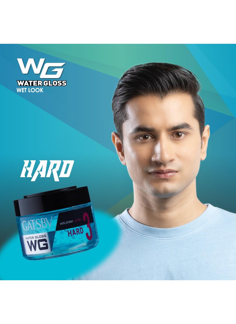 GATSBY Gatsby Japan Water Gloss  Hard 150g Pack of 2  Hair Styling Wax for Men  - Image 5