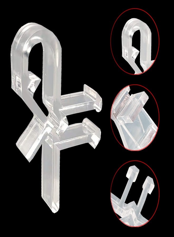 Kowibcl 25 pcs 1.5 inch Hidden Valance Clips for Horizontal Blinds Retainer Holden for The Valance with a Groove in The Back - Image 3