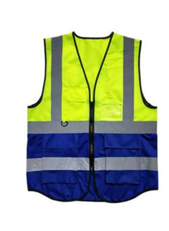 Yuwell Reflective Safety Vest For Women And Men High Visibility Safety Jacket With Pockets And Zip For Easy To Wear 2XL  - Image 2