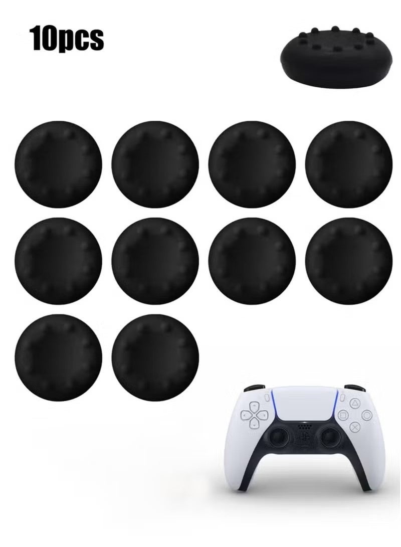 10 Pcs PS5/PS4 Joystick Caps, Controller Non-slip Thumb Grips - Image 1