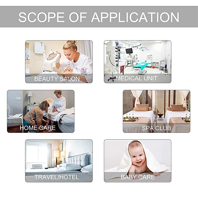 Linenovation Non Woven 50 GSM Disposable Bedsheet for Hospital Bus Saloon Travelling Use White 30x72 Inch Pack of 10 - Image 2