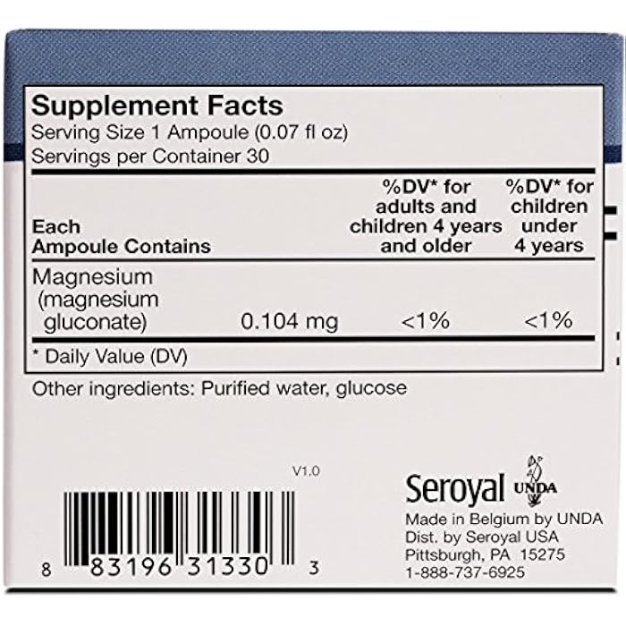 UNDA GAMMADYN Mg | Magnesium Oligo-Element Supplement | 30 Ampoules - Image 2