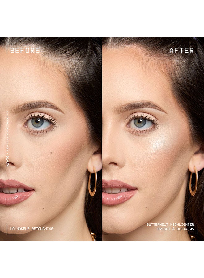 نيكس مكياج المحترفين هايلايتر بترملت، هايلايتر بودر، يدوم حتى 12 ساعة، مقاوم للبهتان والانتقال - برايت آند بتا - Image 5