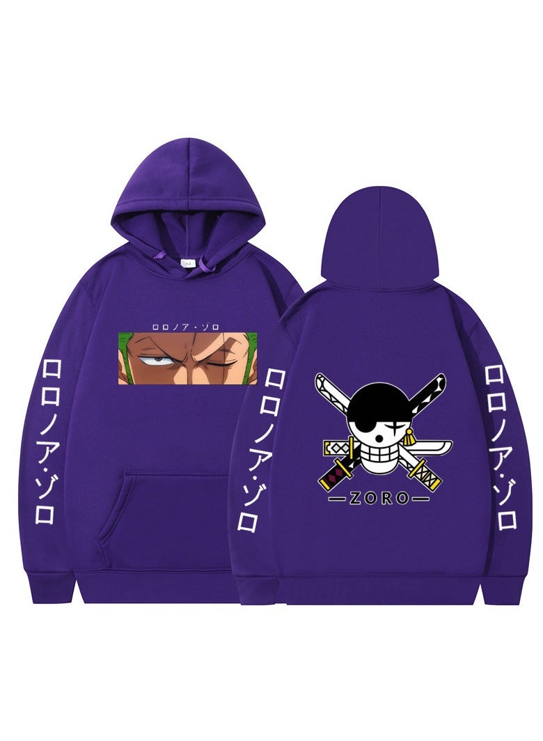 KUYING New One Piece Printed Loose Casual Hooded Sweatshirt  - Image 1