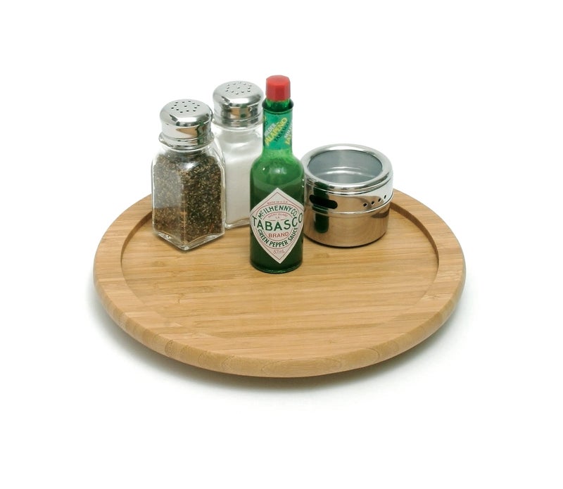 Lipper International 8301 Bamboo Wood 10" Kitchen Turntable - Image 2
