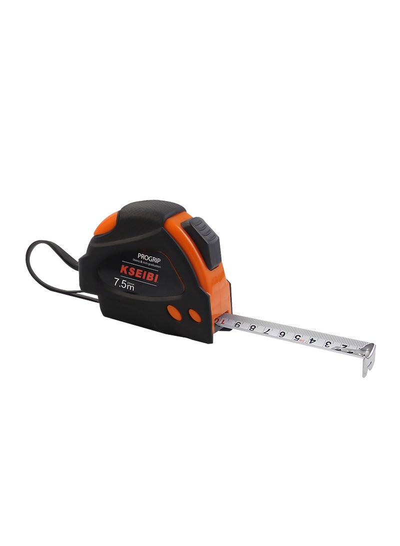 KSEIBI Measuring Tape Progrip Easy to Read Retractable Dual Side Ruler with Metric and Inches, for Construction, Contractor, Carpenter, Architect, Woodworking, with Magnetic Tip and Protective Casing - Image 1