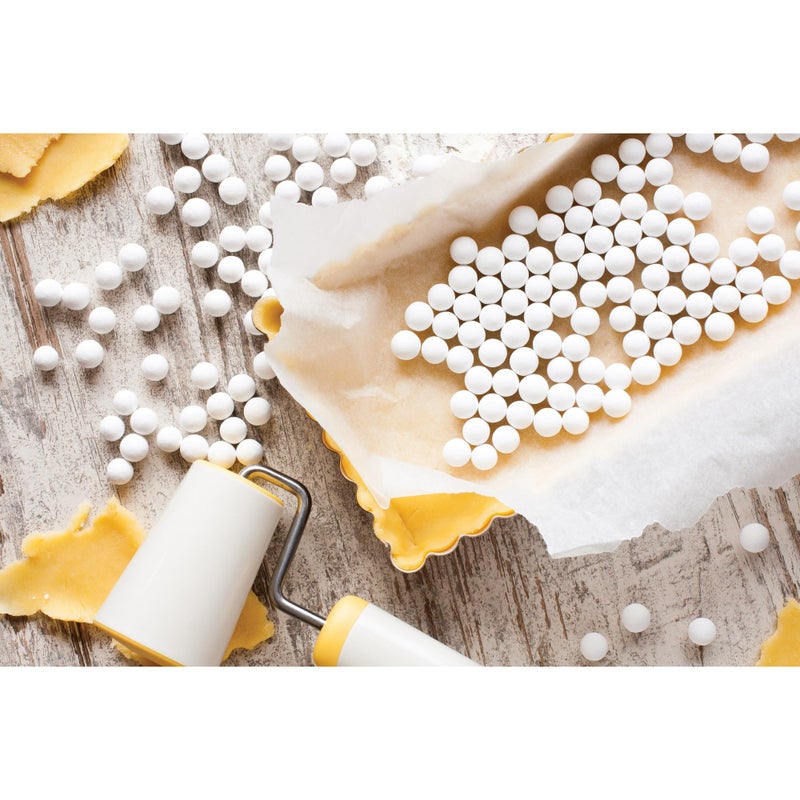 Mrs. Anderson's Baking Ceramic Pie Crust Weights, Natural Ceramic Stoneware, Set of 2 - Image 5