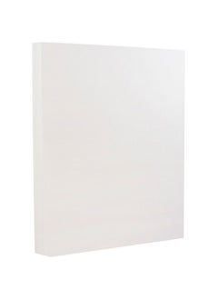 JAM Paper JAM PAPER Strathmore 88lb Cardstock - 8.5 x 11 Coverstock - 237 gsm - Bright White Wove - 25% cotton - 50 Sheets/Pack  - Image 1
