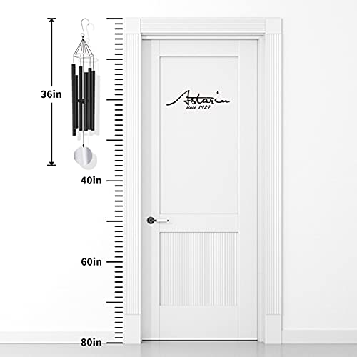 ASTARIN Wind Chimes Outdoor Large Deep Tone,36 Inch Large Chimes for Outside Tuned Relaxing Soothing Low Bass,Memorial Windchimes Sympathy for Mom Dad,Black - Image 3
