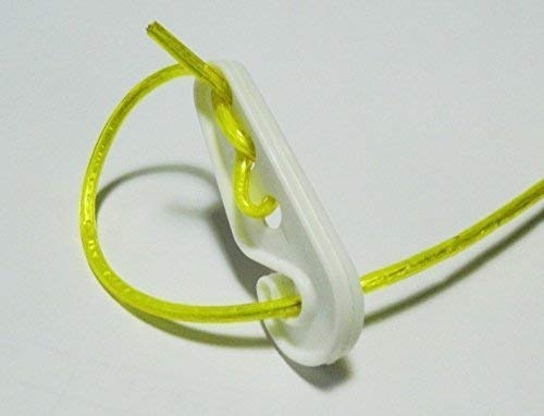 Ivanic خط غسيل ملابس من حبل فولاذي مطلي بـ PVC بطول 10 متر مع 2 خطاف بلاستيكي - Image 2