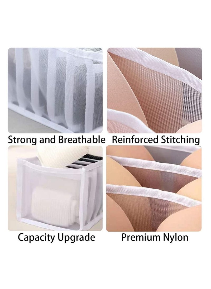 TYCOM Foldable Storage Boxes Closet Organizer Foldable Container Case Drawer Divider for Necktie Sock Organizer Home Closet Organizer Boxes Storage(3PCS White)…  - Image 4