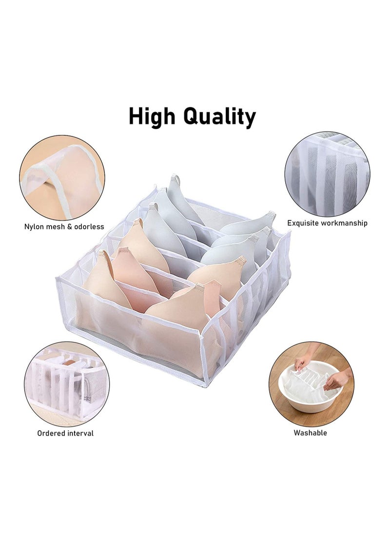 TYCOM Foldable Storage Boxes Closet Organizer Foldable Container Case Drawer Divider for Necktie Sock Organizer Home Closet Organizer Boxes Storage(3PCS White)…  - Image 5
