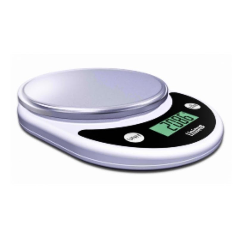 TORCHIT Talking Weighing Scale for Kitchen White - Image 1