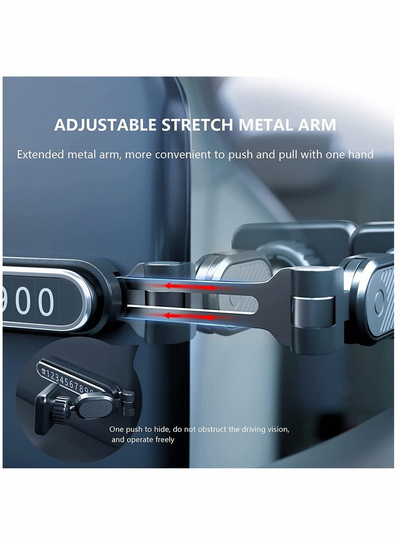 KASTWAVE Phone Mount Suspended Screen Mount for Tesla Magnetic Car for Model 3 Y 360 Degree Adjustable Head Universal All Devices (Black) - Image 3