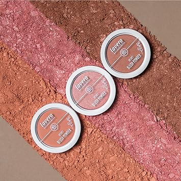 lavera بودرة بلش مخملية لافيرا زهرة الأوركيد الوردية 02 زيت لوز عضوي فيتامين E قوام لامع مخملي 1 × 5 جرام - Image 4