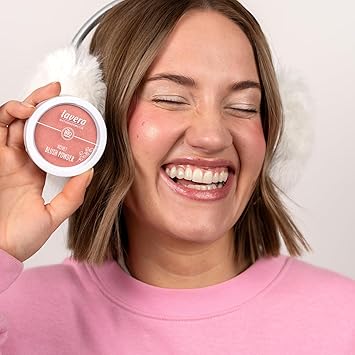 lavera بودرة بلش مخملية لافيرا زهرة الأوركيد الوردية 02 زيت لوز عضوي فيتامين E قوام لامع مخملي 1 × 5 جرام - Image 3