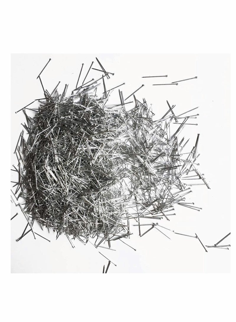 Y&D Straight Pins, Sewing pins, for Jewelry DIY Decoration, Crafts, Projects, Durable Stainless Steel Dressmaker Satin Pins Making 2000 Pieces (1 Inch) - Image 4