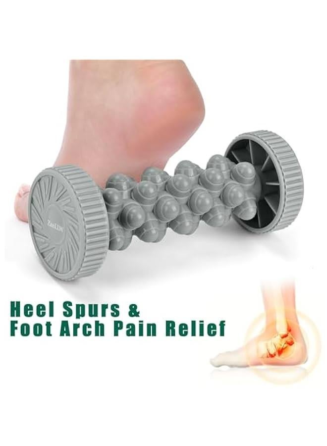 Foot Massager，Deep Tissue Foot Massager for Plantar Fasciitis Relief, Circulation Boost, Pain Reduction, Reflexology Trigger Point Therapy - Arch and Heel Recovery Roller Massage for Feet - Image 4