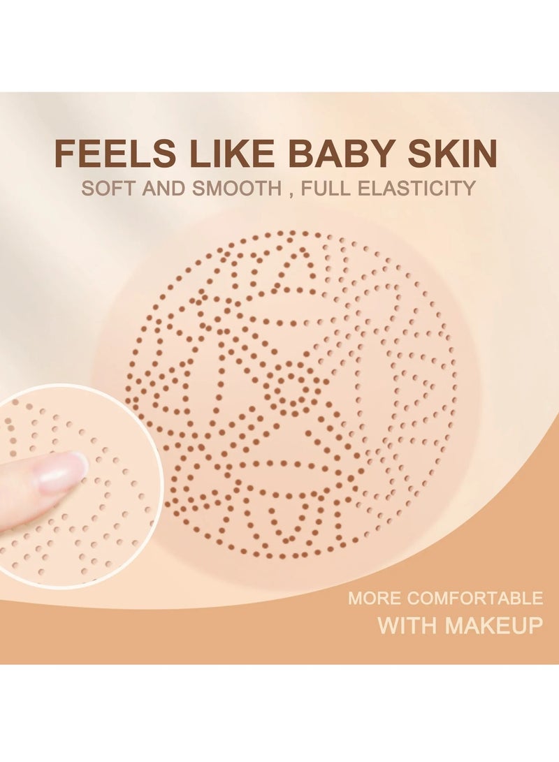 EELHOE Air Cushion CC Cream, Waterproof Mushroom Head Foundation Moisturizing BB Cream, Full Coverage Concealer Makeup Cosmetic Tool, Makeup Long Lasting Matte Concealer For Women Girls, (Natural Color) - Image 4