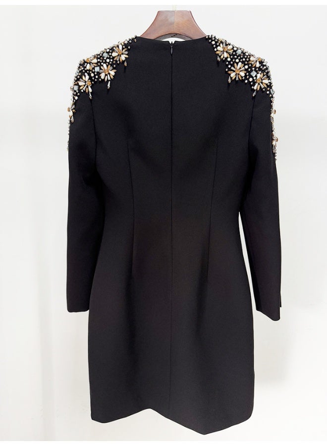 Madam Uniq Embellished Sleeve Sheath Dress - Image 3